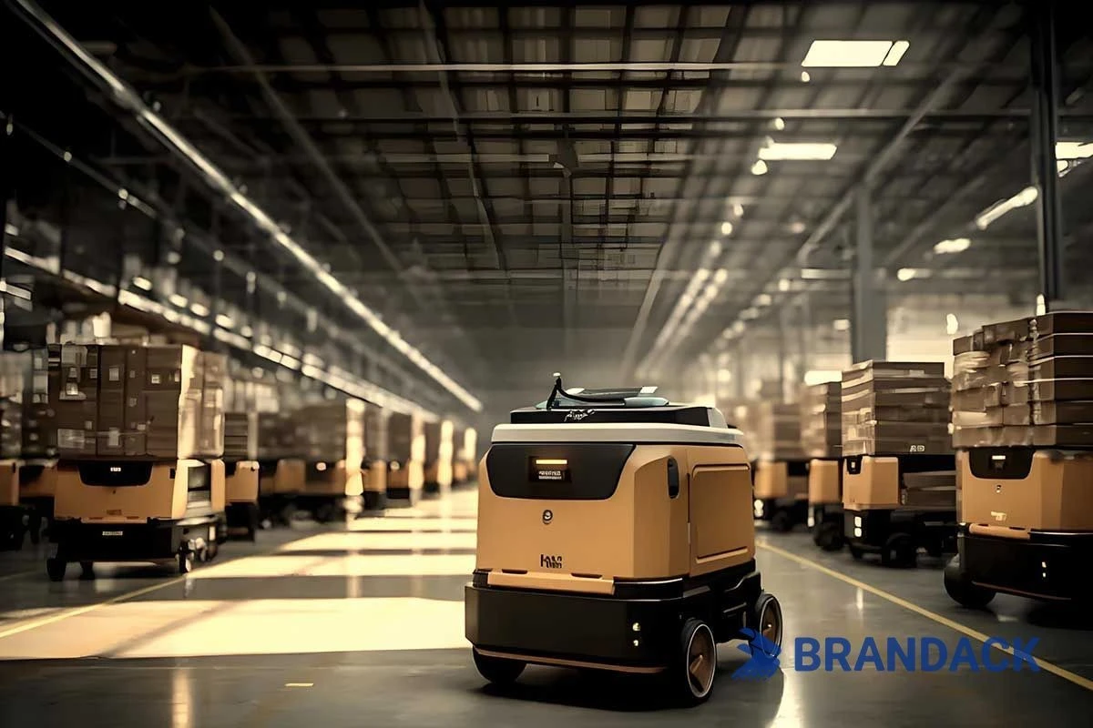 Robot de manutention AGV 01&nbsp;&ndash;&nbsp;Innovation technologique d'entreposage