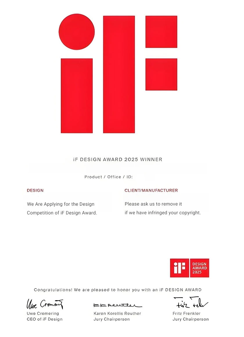 iF Design Award pour 2025