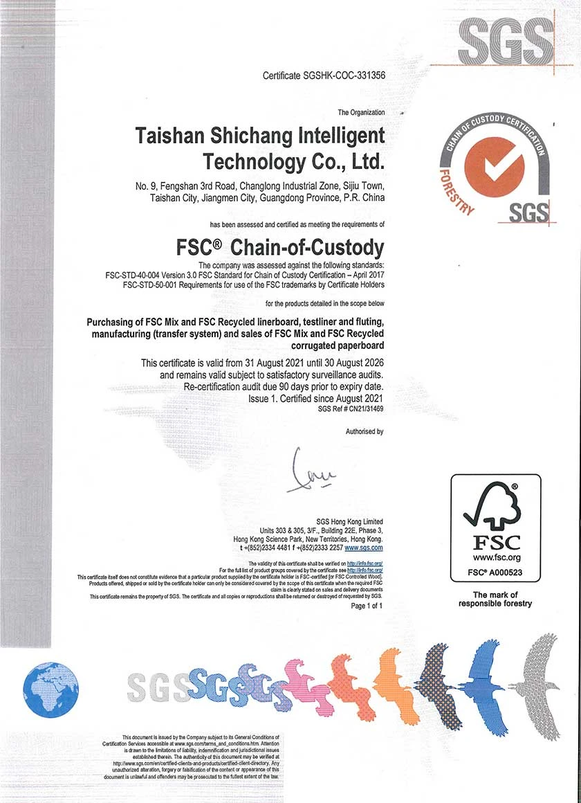 Certificat FSC&nbsp;&ndash;&nbsp;Normes de cha&icirc;ne de tra&ccedil;abilit&eacute; par SGS