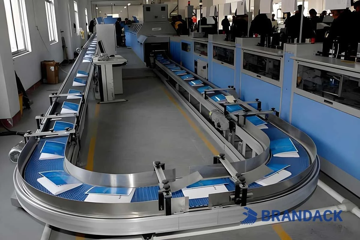 Ligne d'impression offset et de reliure