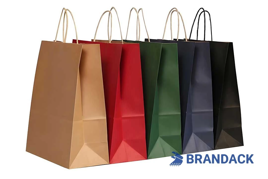 Sac de courses en papier personnalis&eacute;&nbsp;&ndash;&nbsp;Sacs d'emballage de marque sur mesure